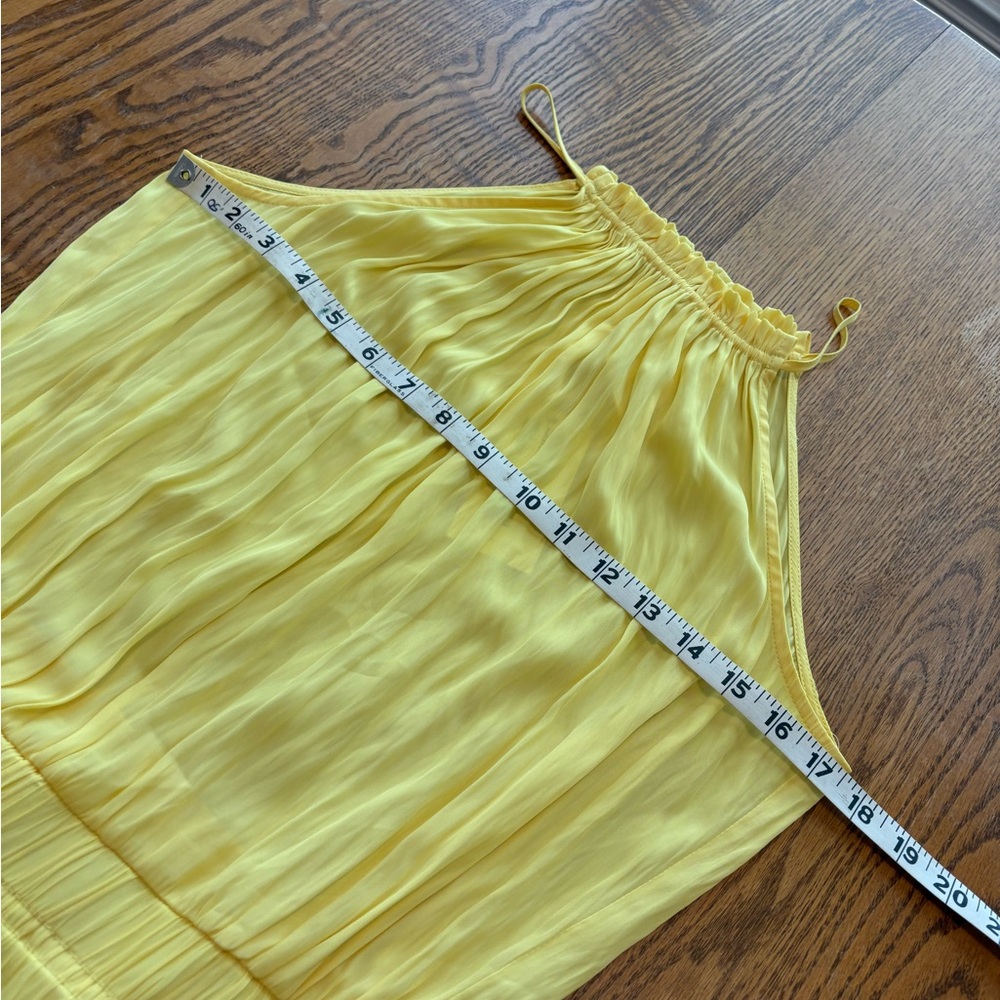 NWT Ramy Brook Women's Harley Lemon Yellow Sleeveless Mini Dress Size S - Picture 9 of 13